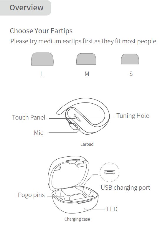 QCY T6 Manual | QCY Earbuds QCY Wireless Earbuds T11 T10 T8 T8S T7 T6